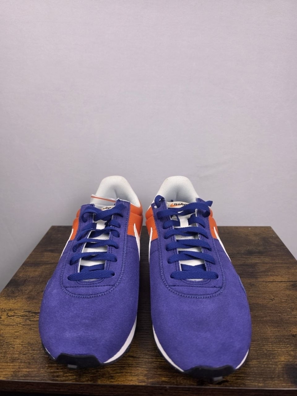 Nike Purple and Orange Retro Running Sneakers
